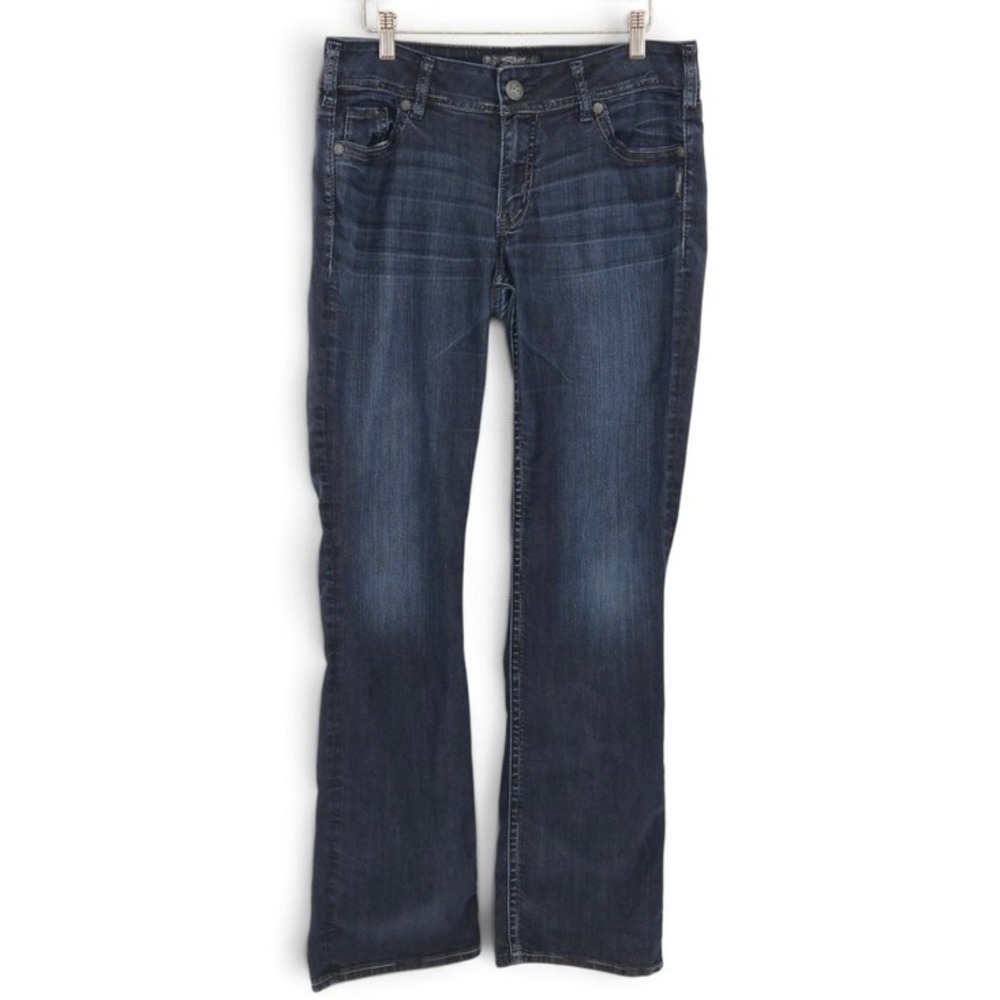 Silver Jeans Suki Bootcut Jeans Womens W31 L33 Dark Wash Stretch Denim Curvy Fit